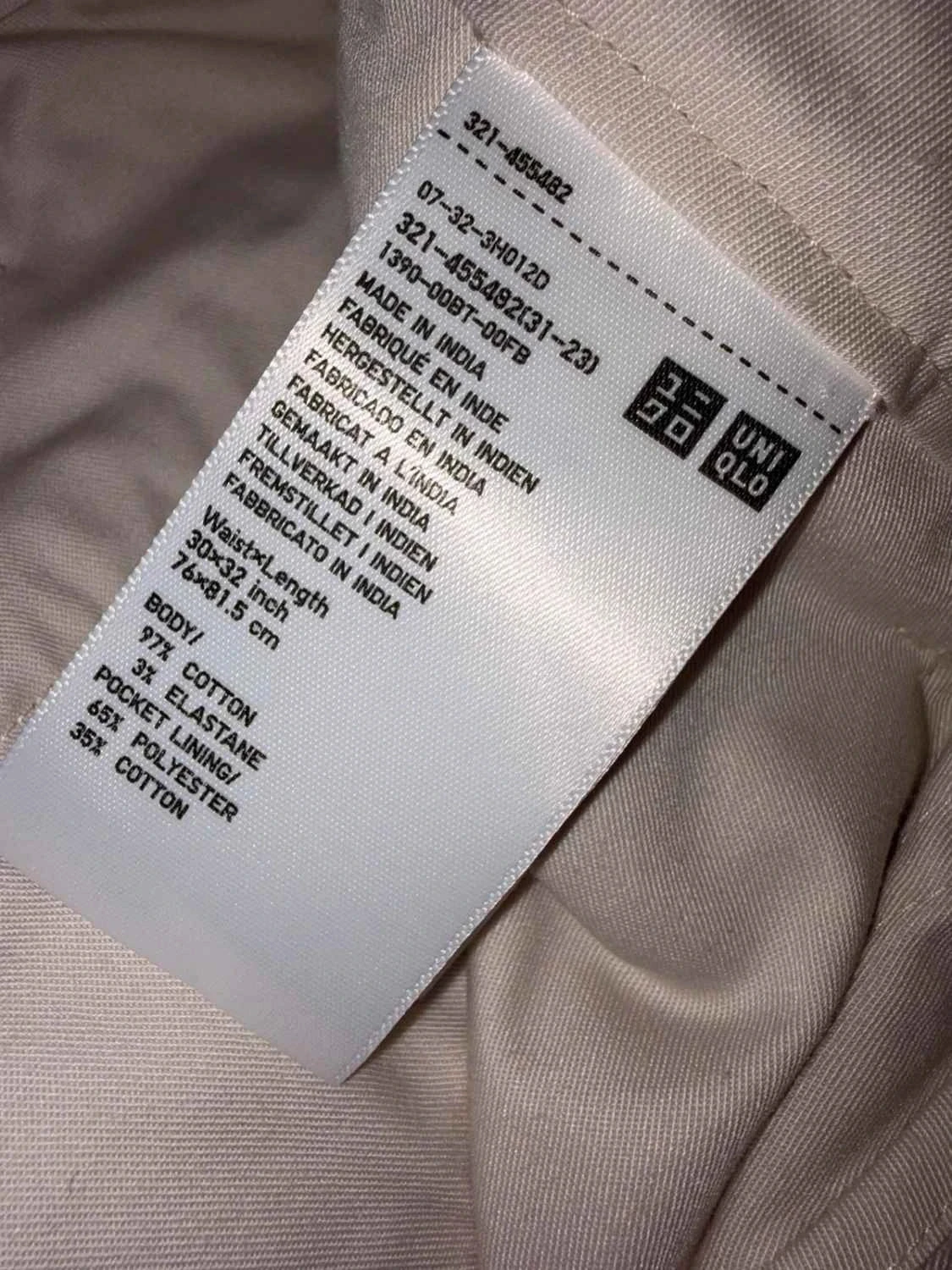 Pantalon homme uniqlo taille 30/32 peu mis – photo 8